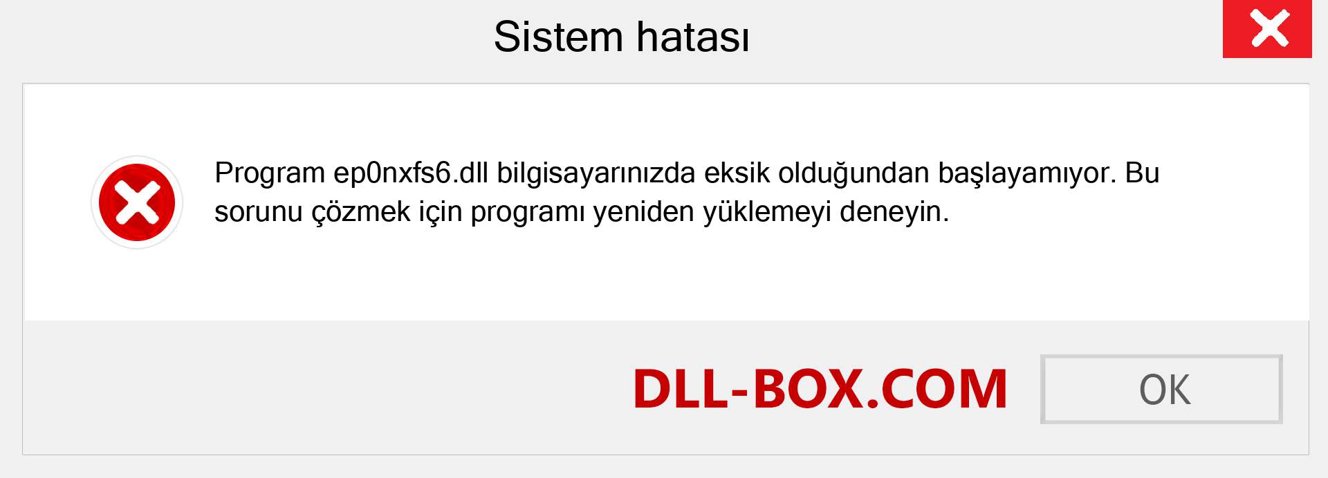 ep0nxfs6.dll dosyası eksik mi? Windows 7, 8, 10 için İndirin - Windows'ta ep0nxfs6 dll Eksik Hatasını Düzeltin, fotoğraflar, resimler